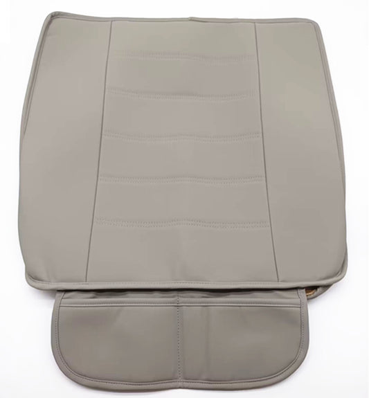 PU Leather Car Front for Seat Cover Driver Protector Pad w/Storage Bag Accessories Q