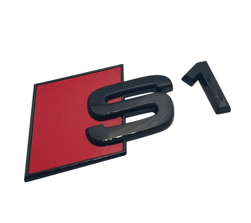 Suitable for Audi S1 rear badge Trunk Boot badge sticker logo nameplate gloss black