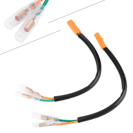 Turn Signal Wiring Harness Connectors Adapter Plug for KAWASAKI Z125 Z250 Z300