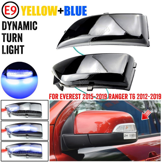 Dynamic Side Turn Signal Light for Ford Ranger T6 2012-2019 Wildtrak