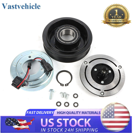 A/C AC Compressor Clutch Kit for Nissan Rouge 2008-2013 L4 2.5L 92610JM01C 12V
