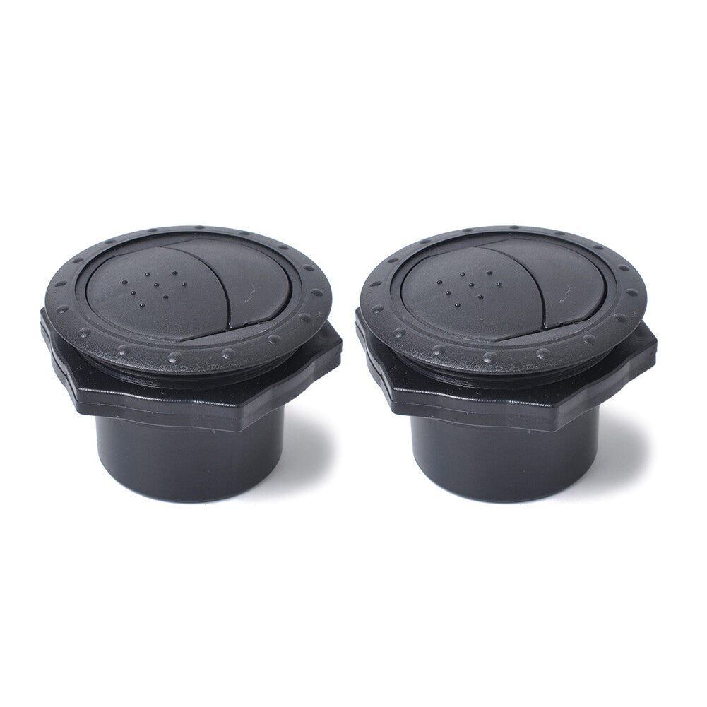 Fit Car RV Bus ATV A/C 60mm Vent Air Outlet Rotating Round Ceiling Universal