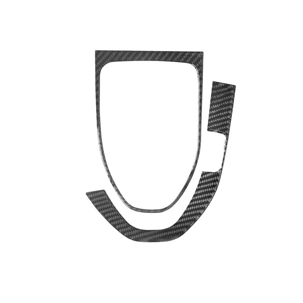 2x Carbon Fiber Gear Shift Frame Trim Cover for Hyundai for Veloster JS 2019-2022. n