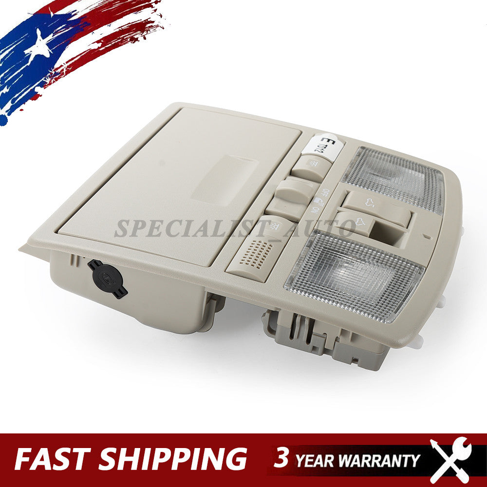 Overhead Console Reading Light w/ Sunroof Switch for Mazda 6 2009-13 CX-9 10-15 Q