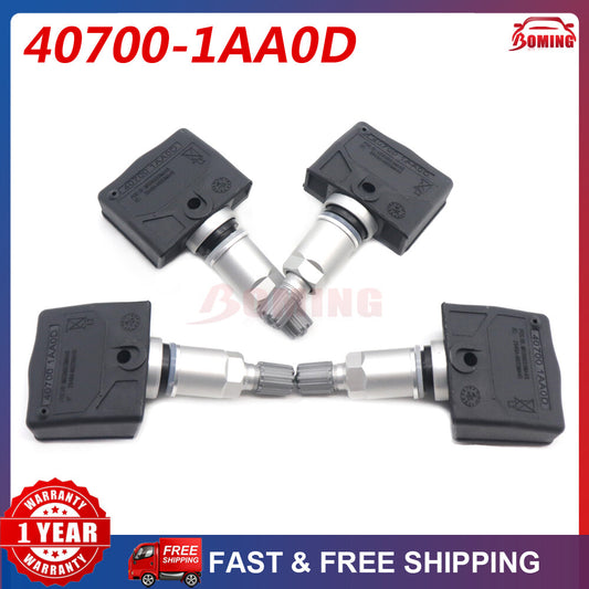 4PCS TPMS for Nissan Titan Pathfinder Murano TIRE PRESSURE SENSOR 40700-1AA0D