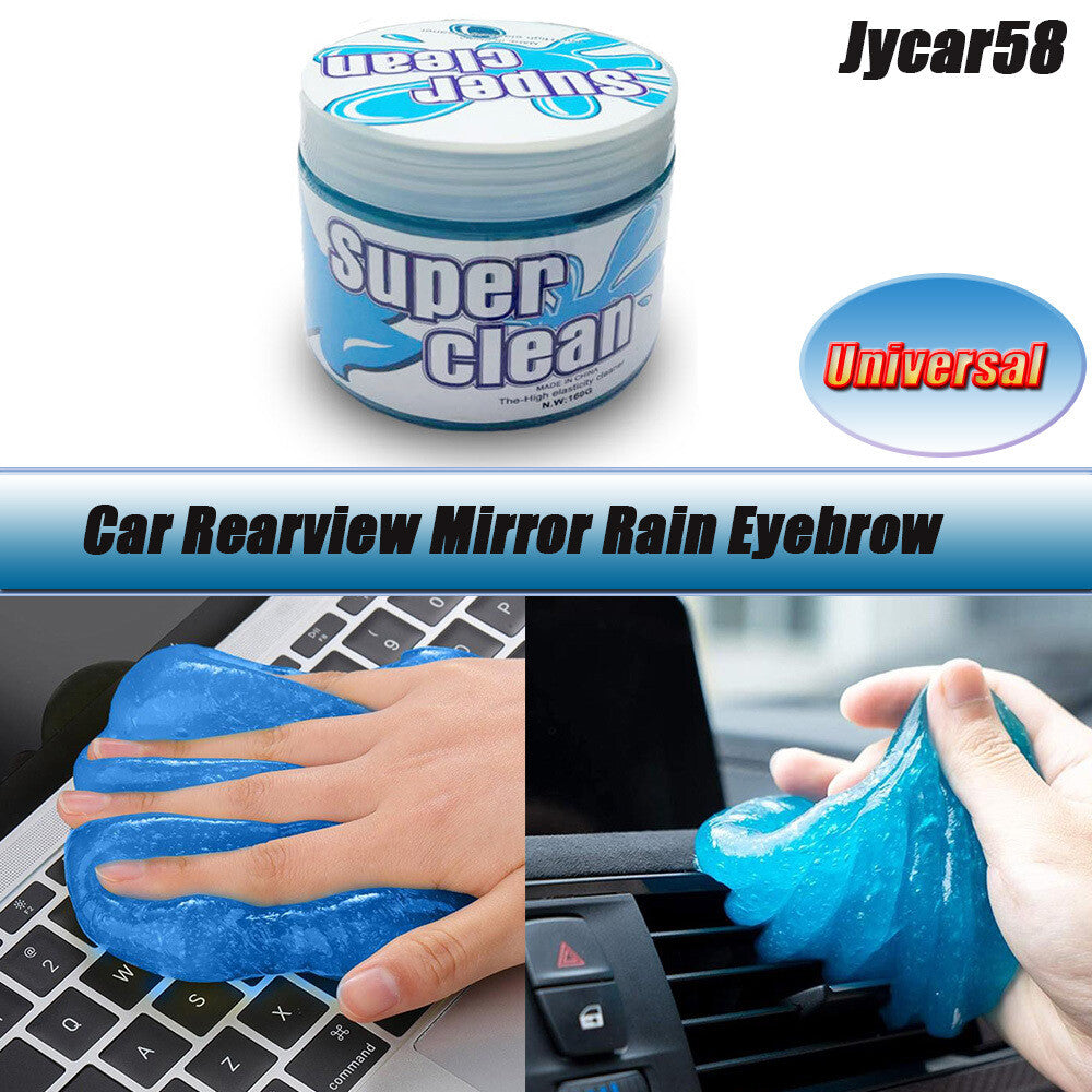 Super Auto Car Cleaning Pad Glue Powder Cleaner Magic Cleaner Dust Remover Blue
