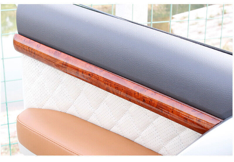 for Toyota for Land Cruiser LC200 08-21 ABS Wood Grain Inner Door Armrest Strip Trim