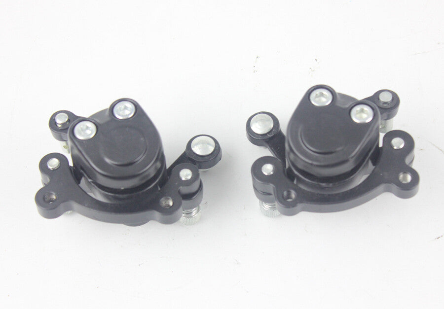 Black Front Rear Disc Brake Calipers for Mini 43cc 49CC Scooter Pocket Pit Bike Quad