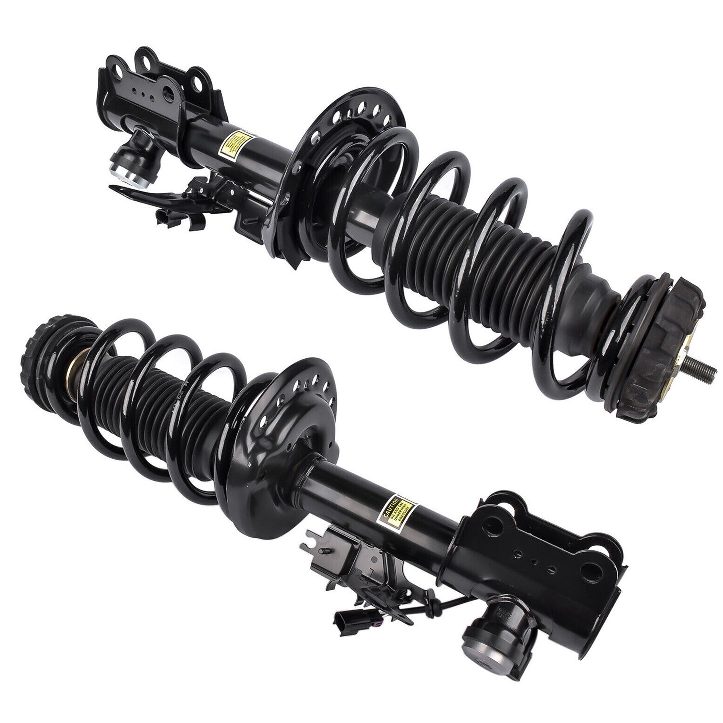 Two front shock absorber strut assemblies suitable for BMW F10, F11, F12, 528i, 530i, 535i, 650i xDrive, AWD.