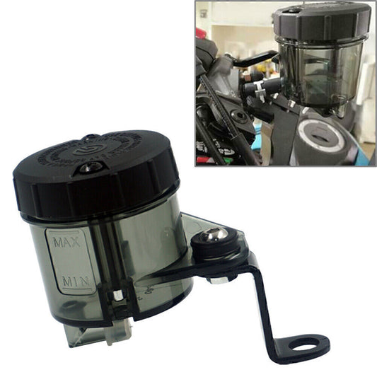 Universal Motor Front Brake Clutch Tank Cylinder Fluid Oil Reservoir Cup Black Q