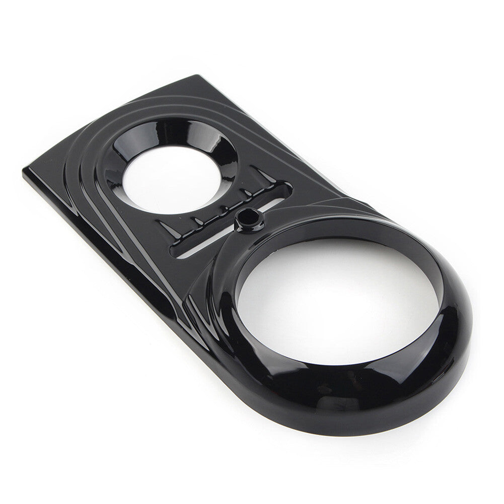 Dash Panel Insert Cover Cap Fit for Harley Softail FLSTC Street Glide Black Q