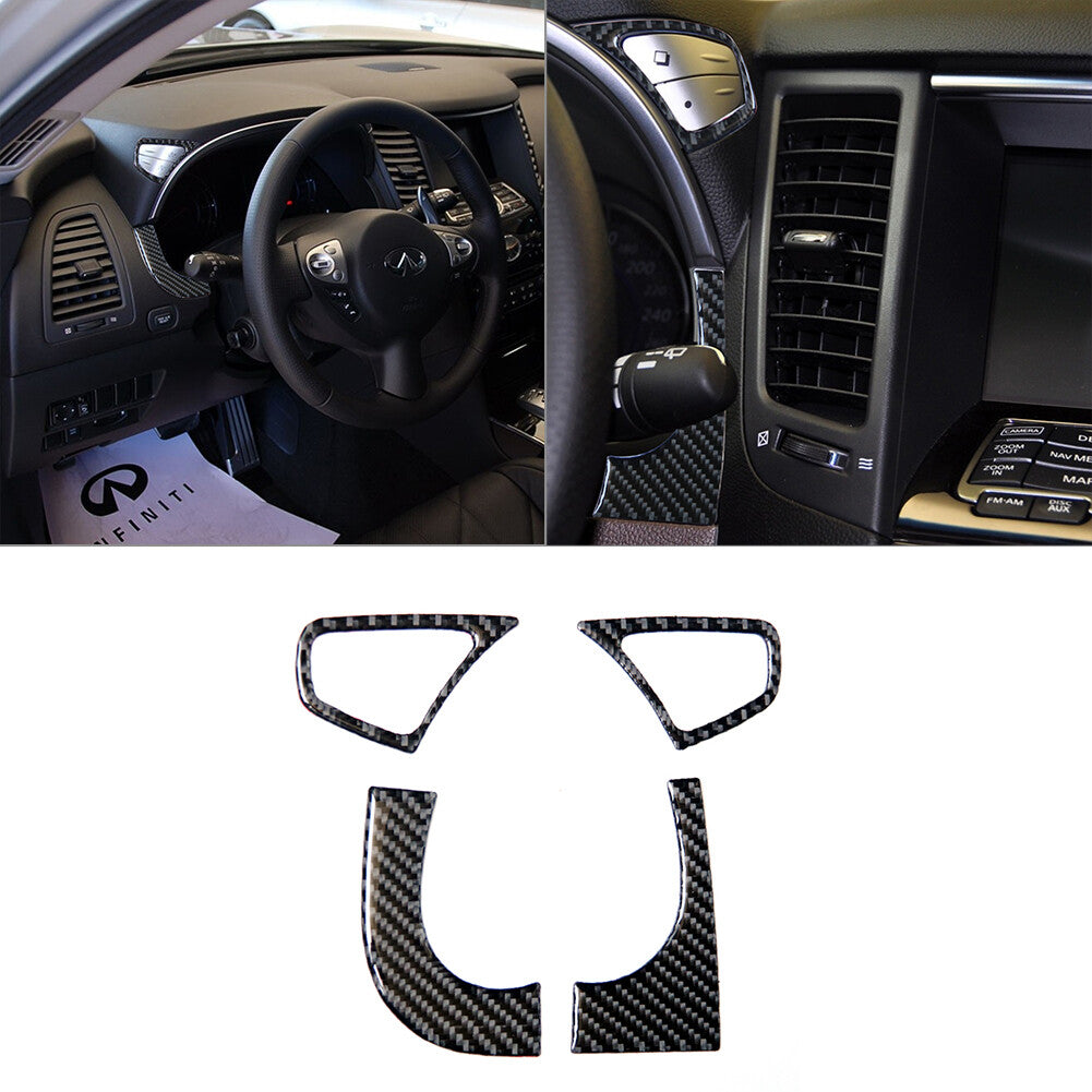 For Highlander 2008-2013 Rearview Mirror Control Buttons Trim Cover Red v