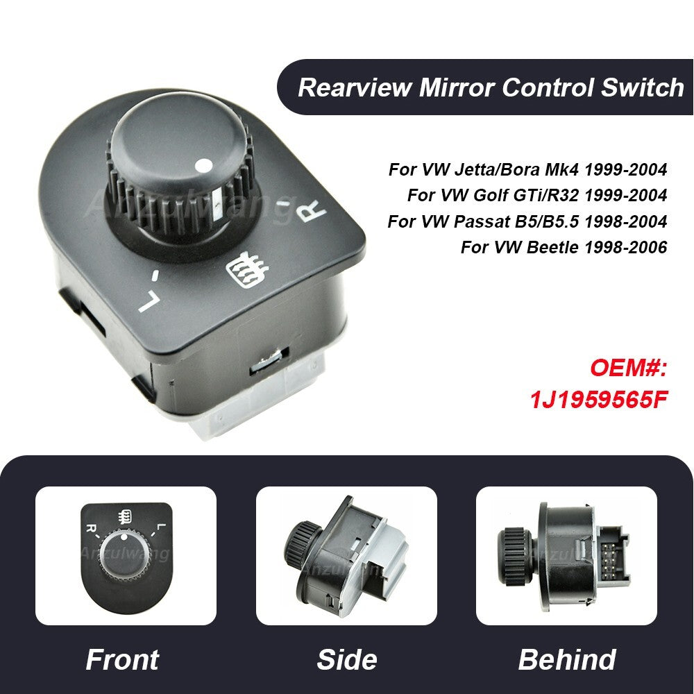 Side Mirror Switch for Volkswagen for VW for Golf for Jetta MK4 2000 2001 1J1959565F