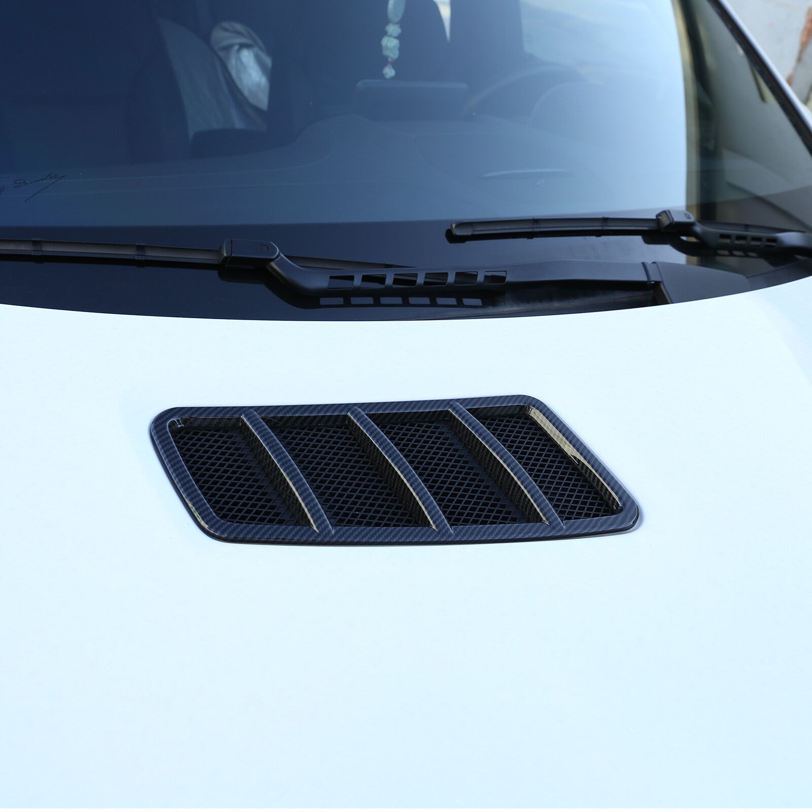 2-Piece Carbon Fiber Car Hood Vent Cover for GLE, GLS, ML, GL- n
