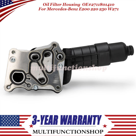 Engine Oil Filter Housing 2711801410 for Mercedes-Benz W204 C250 R172 SLK250 1.8 Q