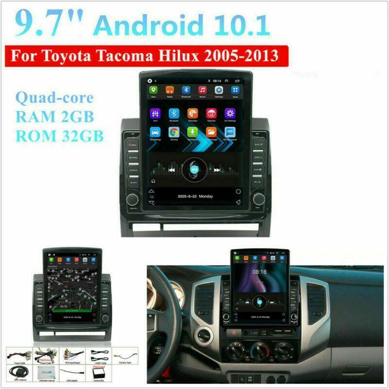 9.7 Inch Android 10.1 Car Stereo Radio GPS Wifi 4G For 2005-2013 for Toyota Tacoma