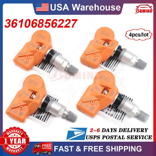4pcs 36106856227 NEW TPMS TIRE PRESSURE MONITORING SENSOR 433MHz for BMW Z4 for MINI