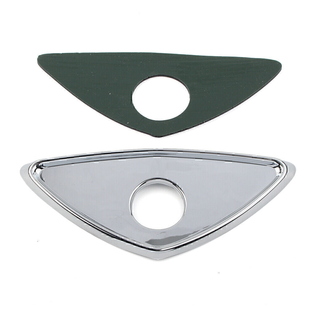 Chrome Fairing Trunk Lock Key Accent Trim for Honda Goldwing GL1800 2001 - 2013 Q