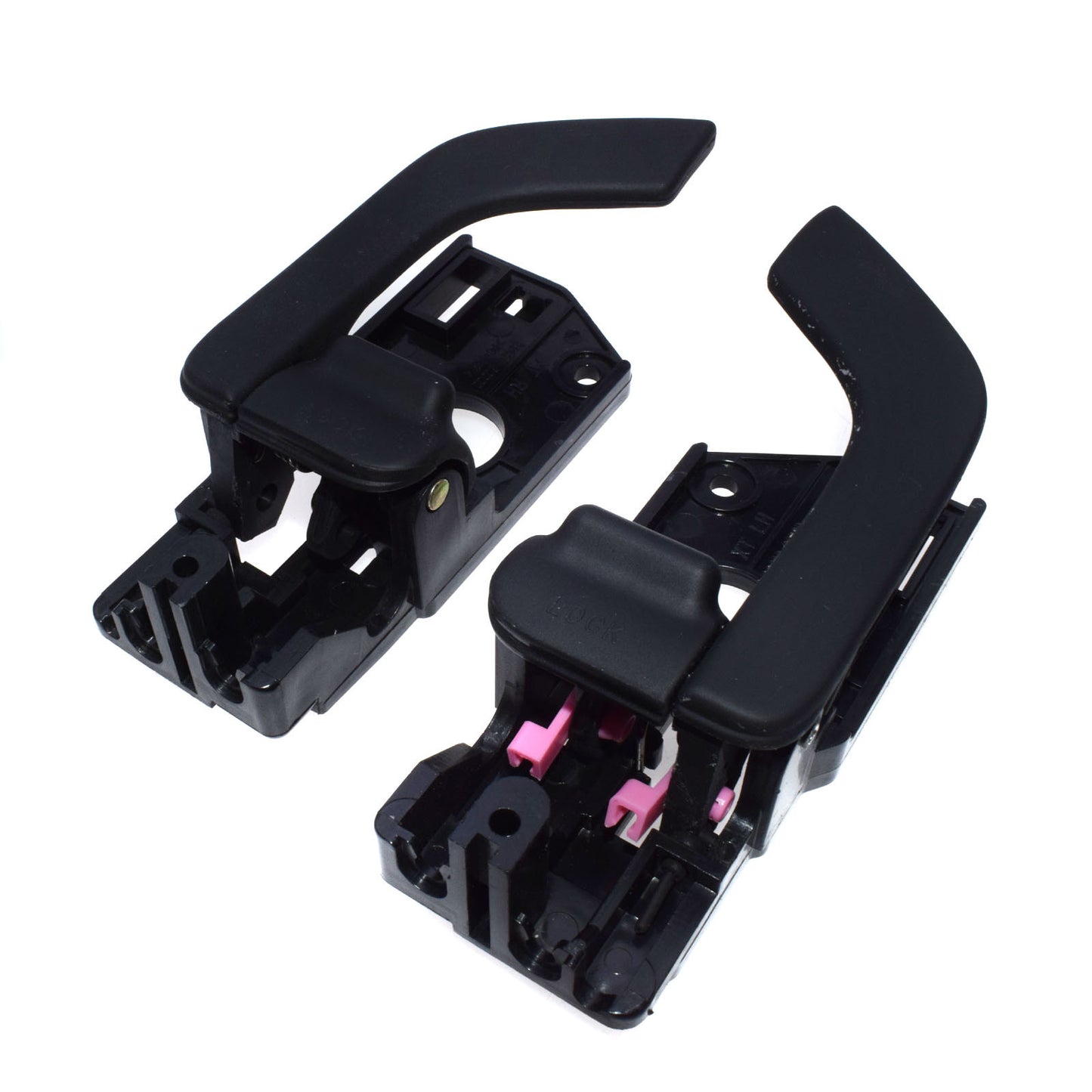2-Pack Interior Door Handle Black for for Hyundai Tiburon 826102C000 826202C000- v