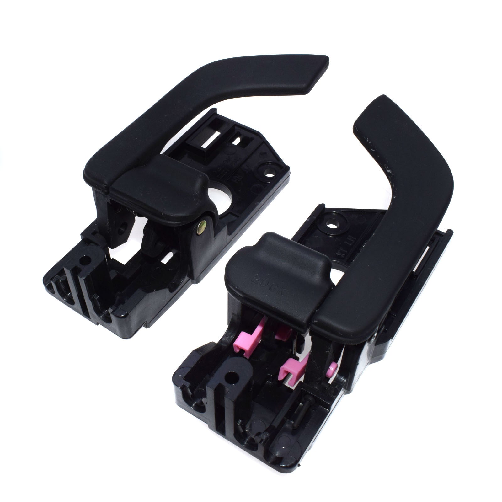 2-Pack Interior Door Handle Black for for Hyundai Tiburon 826102C000 826202C000- v