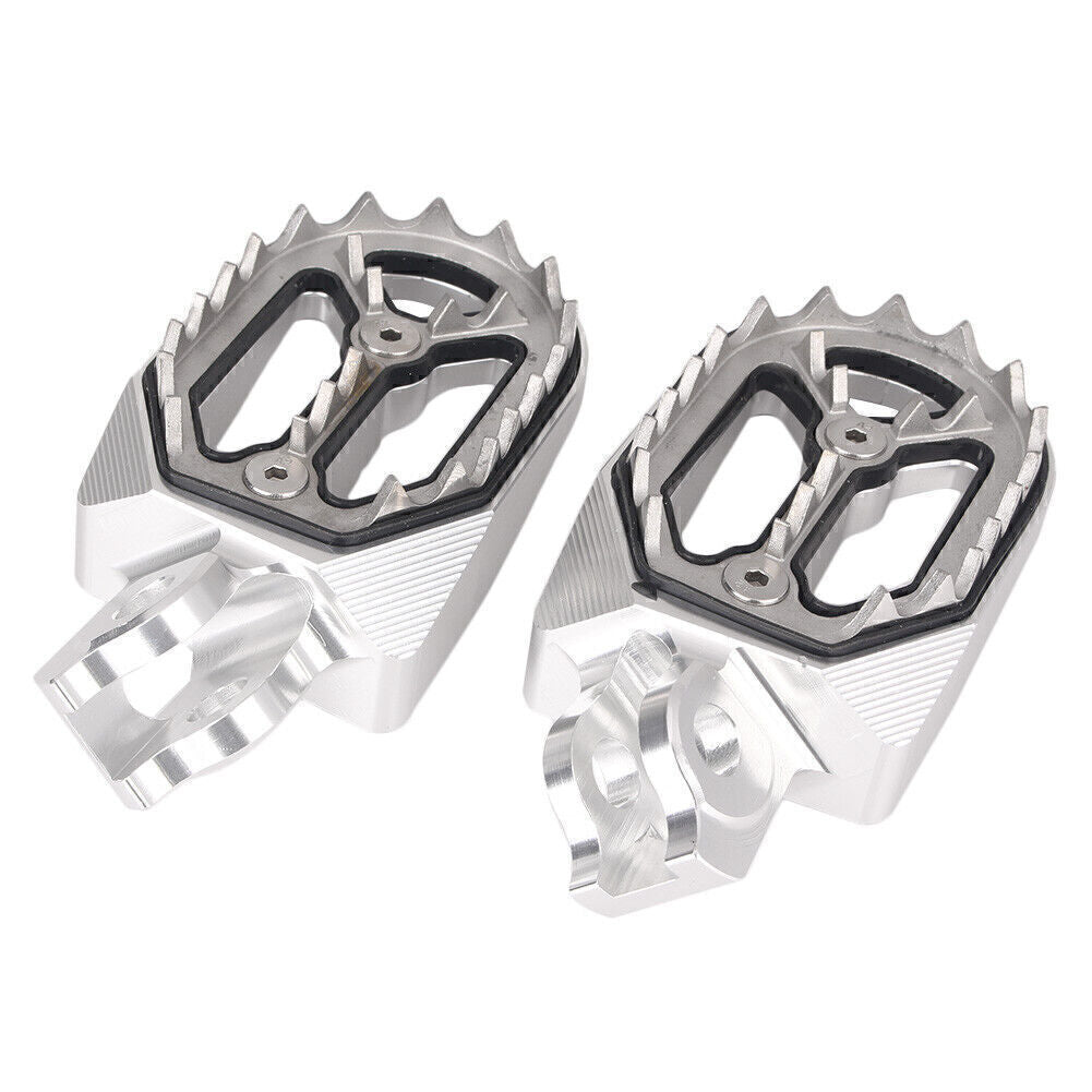 Silver Racing Footpegs for Suzuki RMZ250 RMZ450 2010 2011 2012 2013 2014 2015 Q