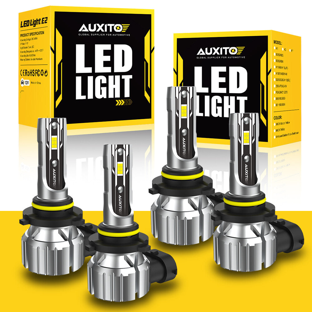 OXILAM LED Headlight Bulb Conversion Kit 9005 9006 High and Low Beam Bright White