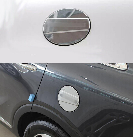 for Kia Sorento 2016-2020 Chrome Car Gas Door Cover Fuel Tank Oil Cap Decor Trim