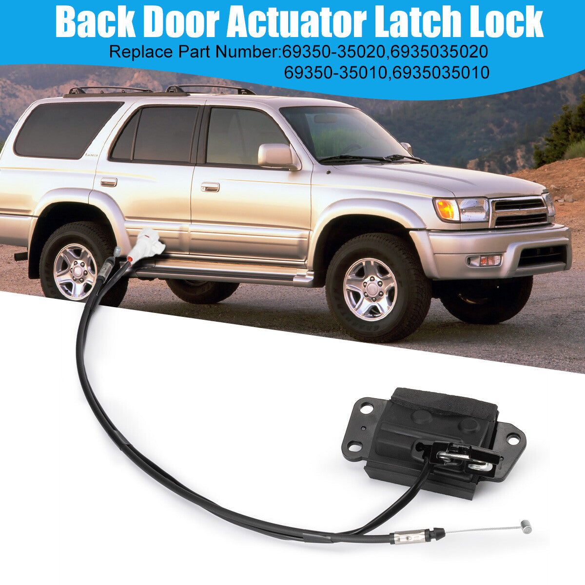 1X 69350-35020 Back Door Hatch Latch Lock Actuator Rear for TOYOTA 4RUNNER 96-02 Q