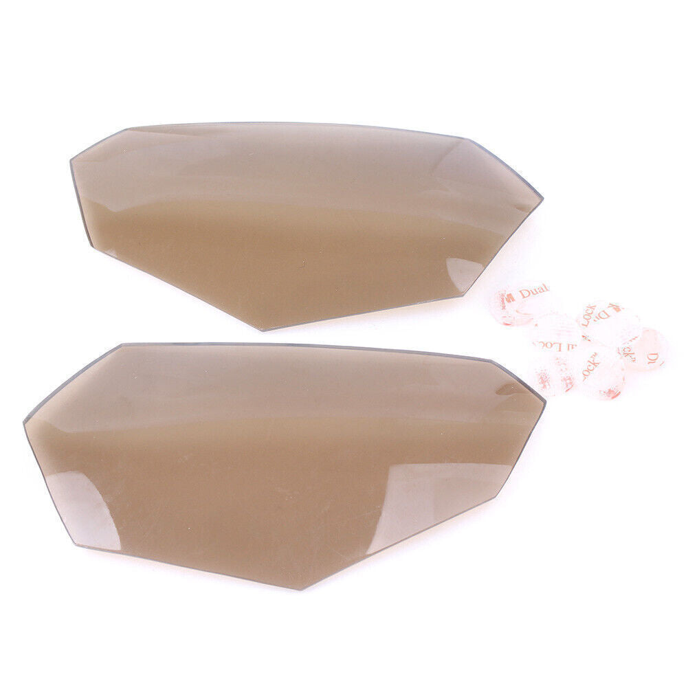 2x Smoke Headlight Lens Covers Guard Protector Fit for Honda CRF1000L 2016 2017 Q