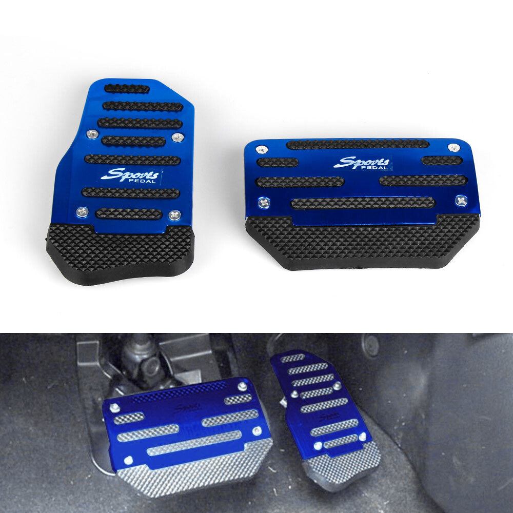 Non Slip Automatic Transmission Car Pedal Cover Set For Brake Accelerator 2Pcs Q