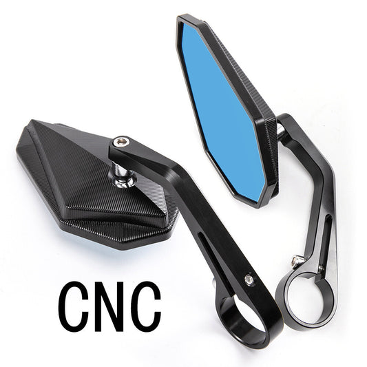 CNC motorcycle end-stick mirrors are suitable for MT07, MT09 (13-2024), MT10, XSR700, FZ07, F09, and FZ1 models. Q
