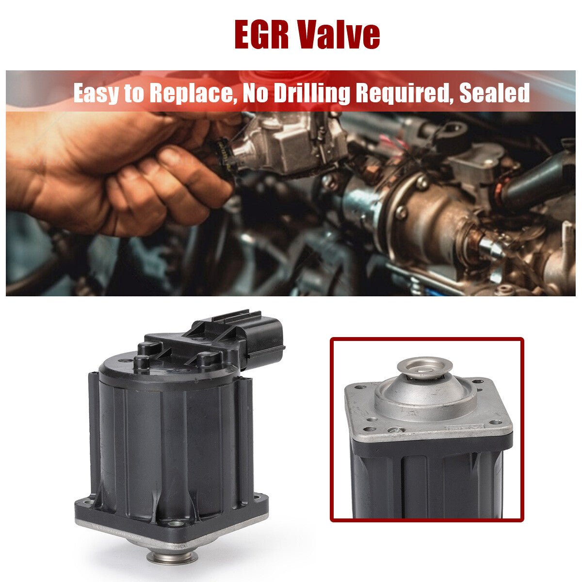 08-12 EGR Valve Suitable EV125GEN for Holden Colorado for Isuzu Rodeo D-Max 3.0 4JJ1 Q