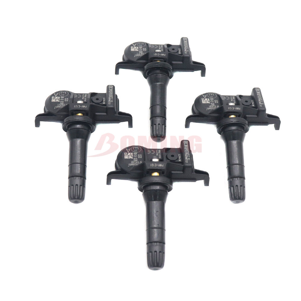 (4) Tire pressure sensor kit PMV-E101, suitable for Nissan 433MHz 40700-6LB0A, new.