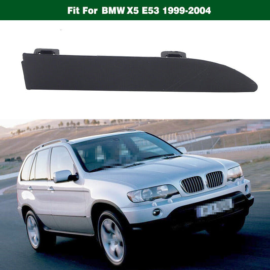 Left 51118250413 Front Bumper Tow Hook Eye Cover Cap for BMW X5 E53 1999-2004 Q
