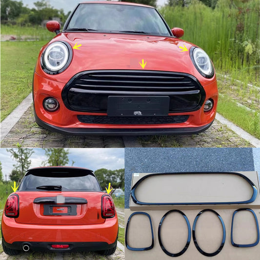 for Mini Cooper F55 F56 F57 Front Grille Decorate Frame lamp Frame Trim kit 5pcs n