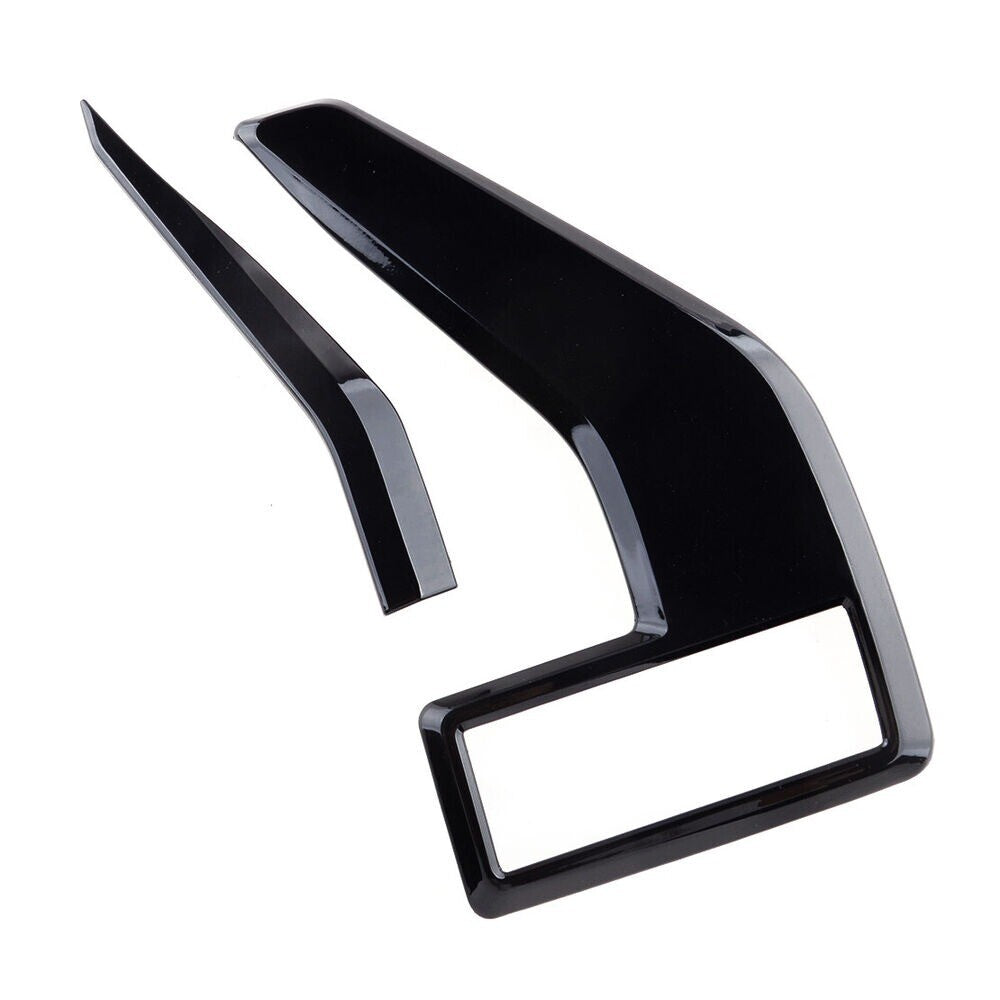 Gloss Black Side Fender Air Vent Covers Trim Overlay For 2021-2022 n