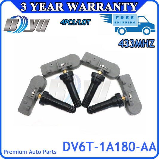 TPMS DV6T-1A180-AA 4X Tire Pressure Sensor for Escape Expedition Explorer v
