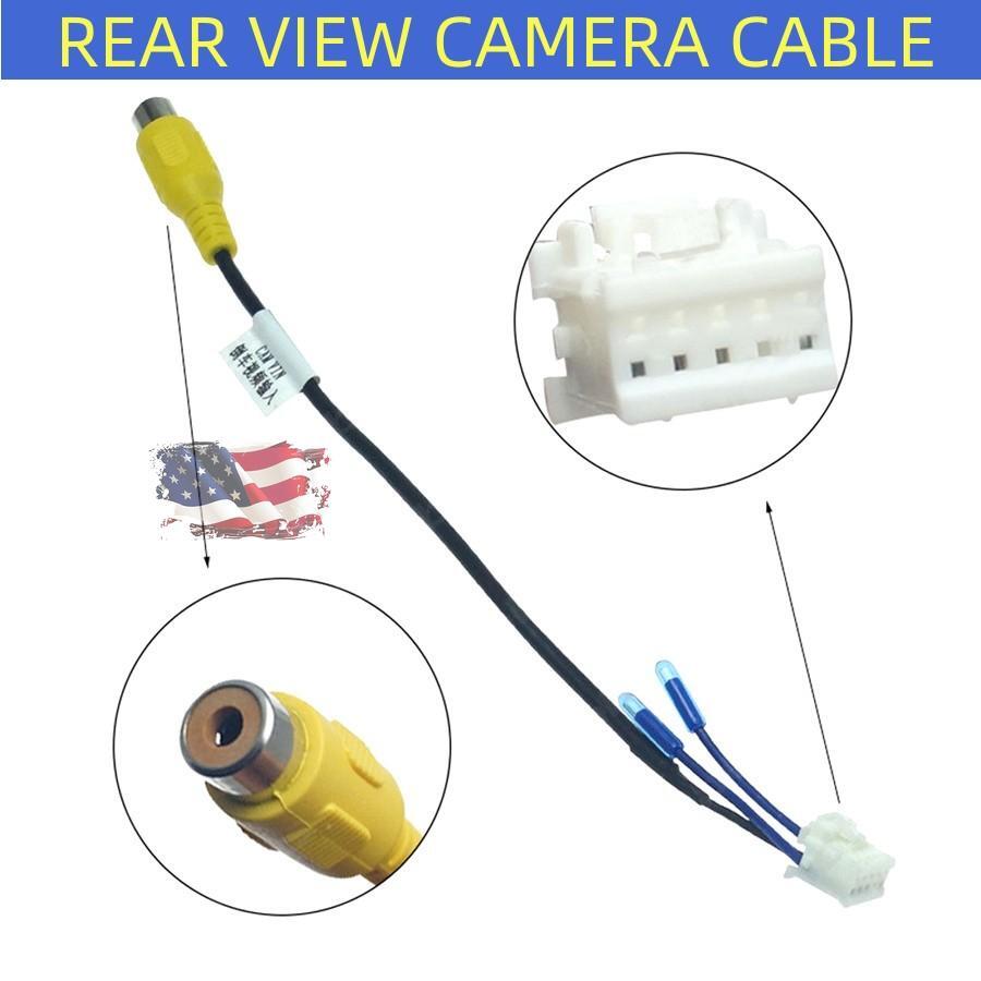 RCA Reversing Rear View For Android Car Navigation Connector Power Cable Adapter