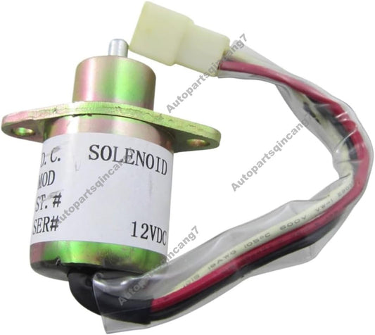 12V Fuel Shut Off Stop Solenoid Valve 2503531 for Yanmar Excavator