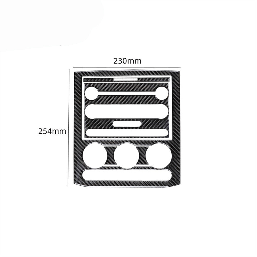 Carbon Fiber for Co -pilot Console Panel Trim Cover For F150 2004-2008 v