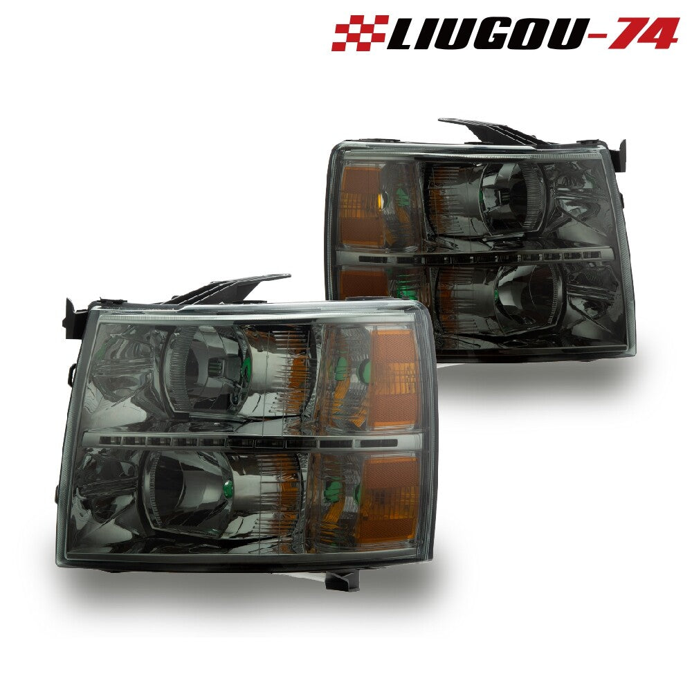 Fits 2007-14 Silverado for 1500/2500/3500 Corner Light Headlight Replacement Parts - v
