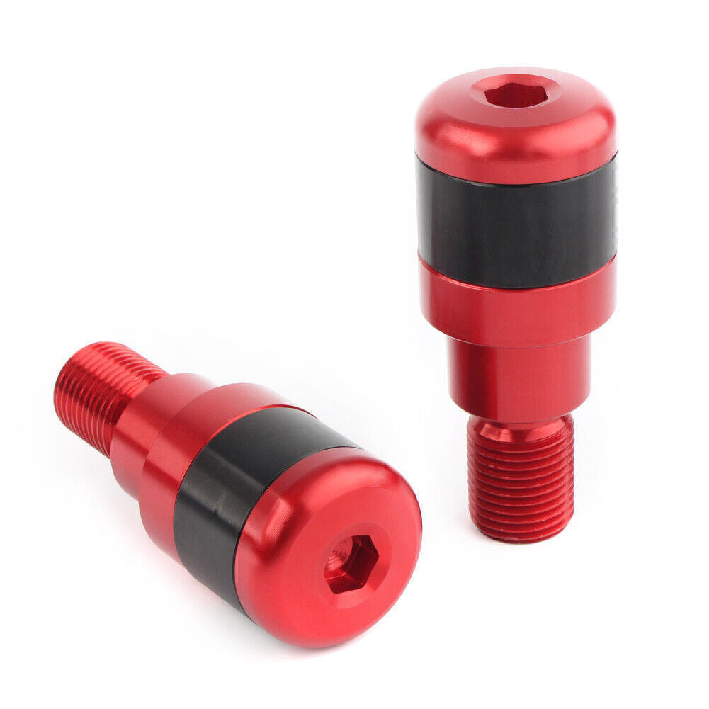 7/8¡±Handle Bar End grip Plugs for Yamaha MT-07 MT-09 FZ07 2014-2015 &MT-10 Red Q