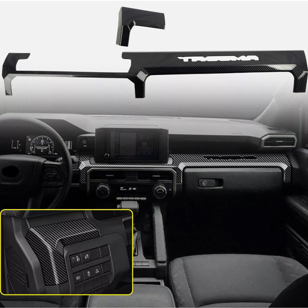 Red Center Center Control GPS Navigation Trim Cover for Honda Pilot 2019 - 2022- v