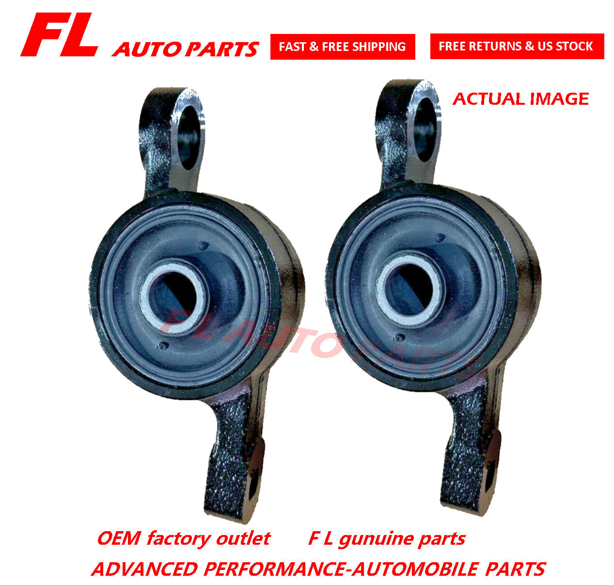 for LEXUS LS430 2001-2006 Control Arm Bushing Kit With Bracket 2 pcs 48655-50012