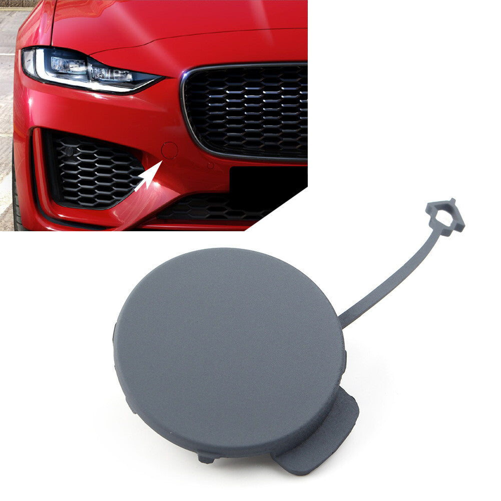 Car Front Bumper Tow Eye Cover Fit for Jaguar XE XEL 2020-2021 T4N33909LML Auto Q