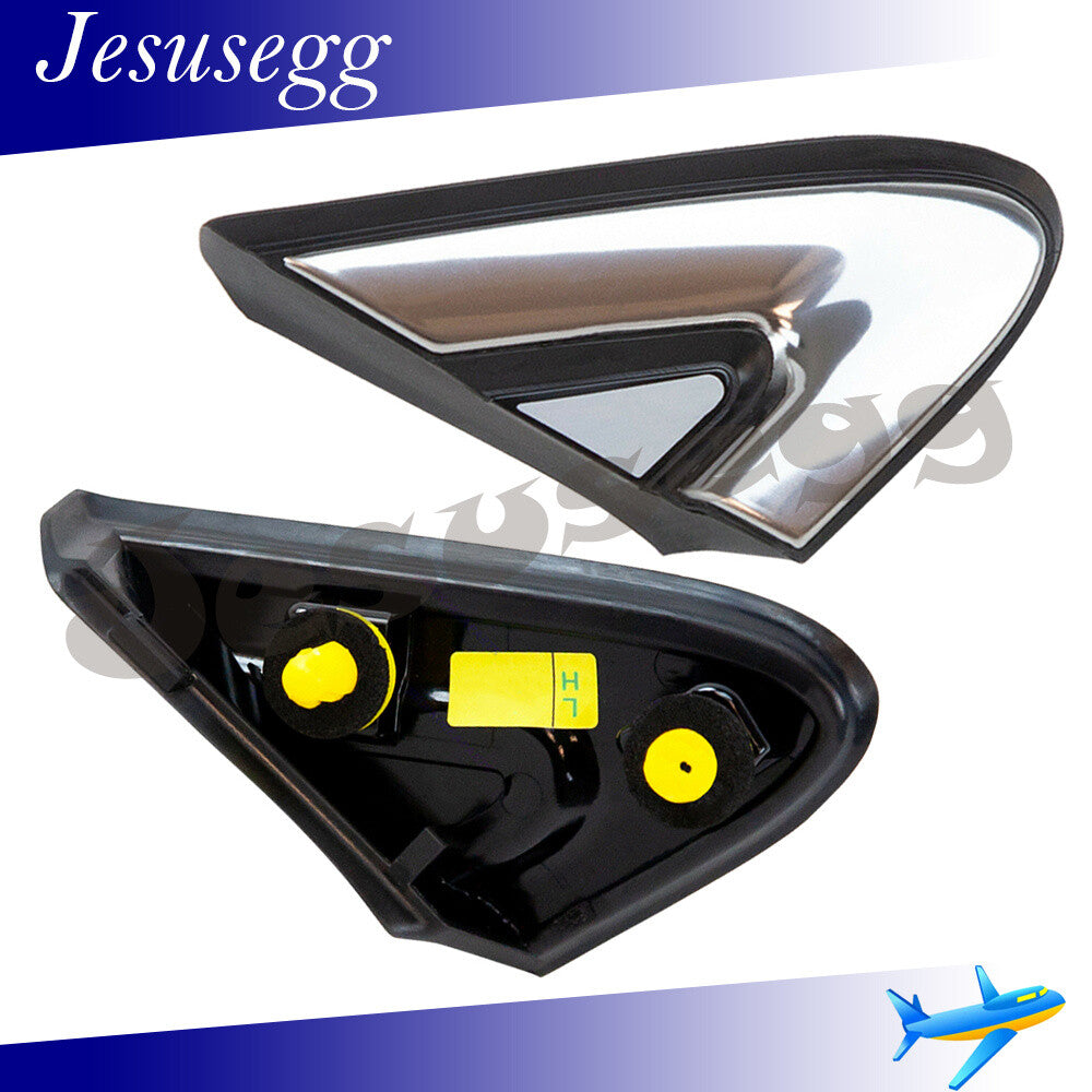 For 2019-20 for Hyundai Santa FE Front RHLH Side Fender Pillar Trim Molding Chrome