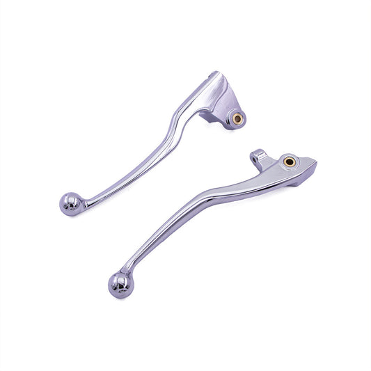 Motorcycle Chrome Brake Clutch Lever for Yamaha V-Star 650 1100 Custom 1999-2009 Q