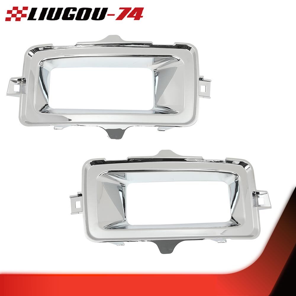 Suitable for 2014-2015 for Chevrolet Silverado 1500 fog light trim package (chrome, left and right).