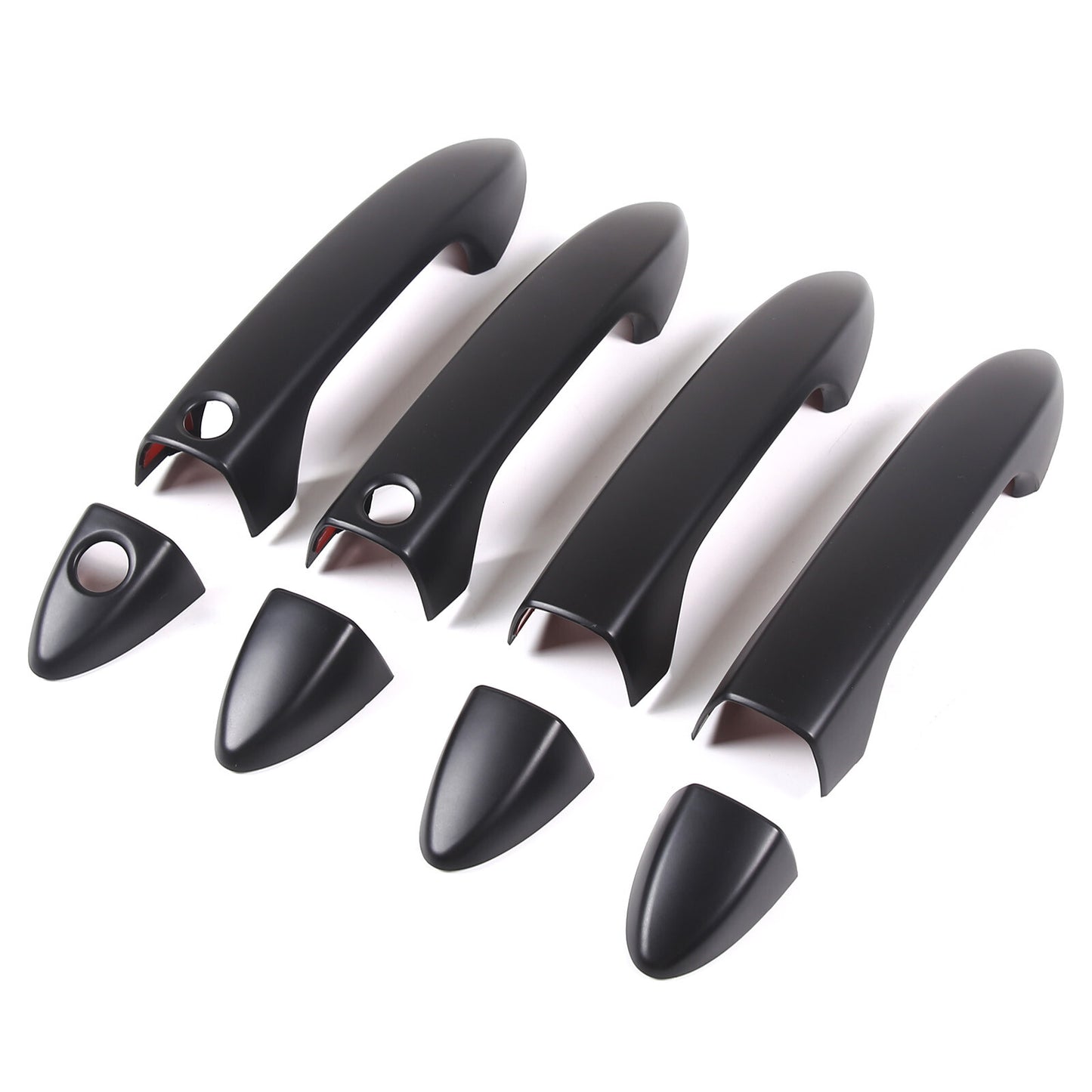 Compatible with 2016-2022 for Honda Pilot MATTE Black Door Handle Covers with Front Smartkey Kit