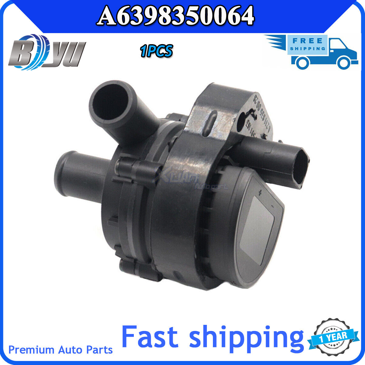 A6398350064 Engine Auxiliary Water Pump for Coolant 1994 - 2020 - v